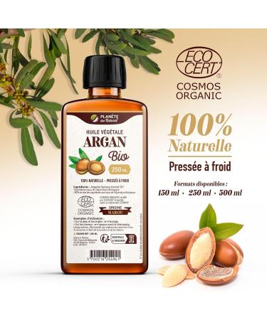 Organic Argan Oil from Morocco 250ml - Buy Online on GoSupps.com