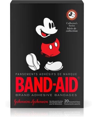 Disney Mickey Mouse Band-Aid Decorative Adhesive Bandages - 20 Count - Buy Online on GoSupps.com