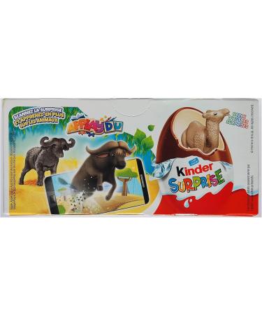 KINDER Surprise Natoons Egg 20g - New version 2022/2023 - Pack of 3 eggs. (1) - Buy Online on GoSupps.com