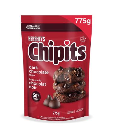 CHIPITS Chocolate Chips for Baking Baking Ingredients Holiday Baking Chocolate Dark Chocolate 775 grams