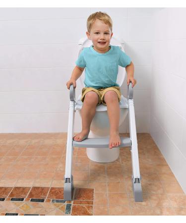 Dreambaby Step-Up Potty Training Toilet Topper - 2-Level Adjustable - Grey/White | Model L6016 - Buy Online on GoSupps.com