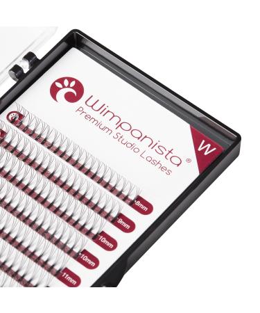W Lashes Silk Eyelashes C Curl - 3D Volume Extensions 0.07mm Thickness Mixed Lengths 8-14mm - Buy Online on GoSupps.com