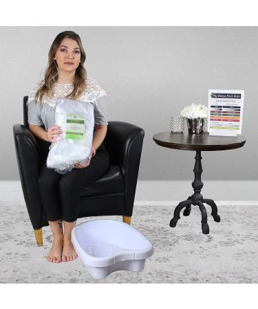 100 Disposable Lightweight Plastic Foot Liners for Large Ionic Detox Foot Tub Basin | 28 x 28 Size | Non-Toxic & 20% Thicker - 15-16 Microns - Buy Online on GoSupps.com