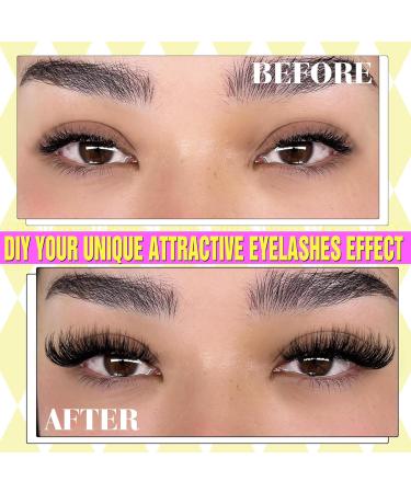 ALICE Lash Clusters Kit Fluffy Volume Lash Extension Kit 3D Wispy Natural DIY Eyelash Extension Kit with 220Pcs Individual Lashes Lash Bond and Remover Tweezers(10-16mm 0.05D D Curl) A - 3D Wispy Kit - Buy Online on GoSupps.com