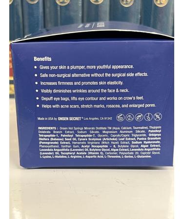 Onsen Anti-Wrinkle Facelift Mask - Non-Invasive Skin Repair Smooths Wrinkles | Bio Cell Lift Mask 1 fl oz/30 ml - Buy Online on GoSupps.com