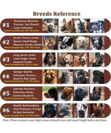 Mayerzon Dog Muzzle - Breathable Silicone Anti Barking & Chewing | Size 2-9 (3.5in) - Black - Buy Online on GoSupps.com