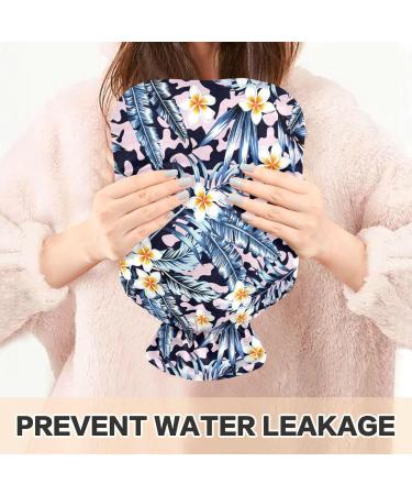1L Heat Bottle with Soft Plush Cover | Discharge-Proof Screw Cap for Winter Sports & Outdoor Relief | Camo & Floral Design - Buy Online on GoSupps.com
