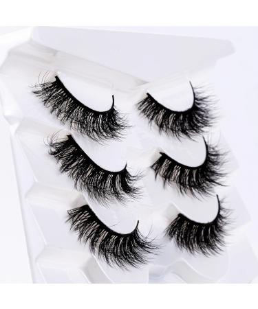 Shop 7 Pair Multipack Wispy Cat Eye False Eyelashes | Fluffy Faux Mink Lash Extensions for Natural Volume - Buy Online on GoSupps.com