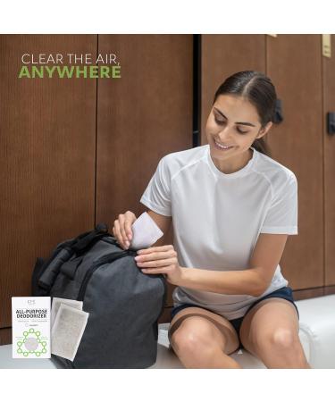 Air Freshening Deodorizer Bags - Natural Odor Absorber for Refrigerators Gym Bags Shoes & Closets | Eco-Friendly Odor Eliminator - Buy Online on GoSupps.com