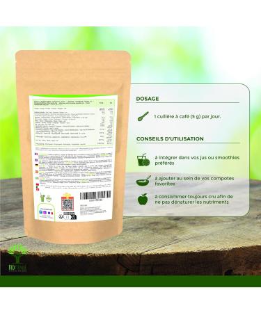 Spiruline Bio Paillette - Prot ines BCAA Phycocyanine - Energie Immunit - 100% Spiruline Pure en Paillettes Brindilles - Bioptimal Marque Fran aise - Conditionn en France - Certifi Ecocert - 100 g 100 g (Lot de 1) - Buy Online on GoSupps.com
