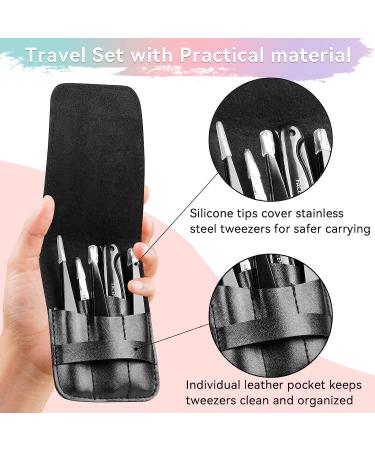 FACEMADE 3-Piece Tweezers Set for Women and Men - Stainless Steel Eyebrow Tweezers, Scissors, and Razor for Facial Hair Removal - Buy Online on GoSupps.com