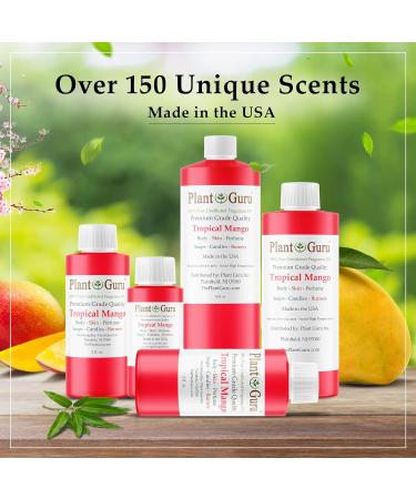 Tropical Mango Fragrance Oil 4 oz | Scented Oil for Soap Candles & DIY Crafts | Aromatherapy & Body Care Essentials - Buy Online on GoSupps.com