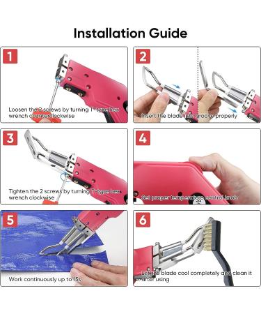 RoMech Pro Electric Rope Cutter - Hot Knife Heat Sealer with Adjustable Power - Cutting Tool Kit with Blades & Accessories (100W RM-014) - Buy Online on GoSupps.com