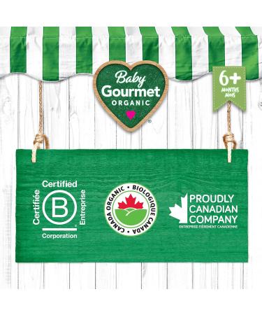 Baby Gourmet Organic Puree Baby Food Pouches - Banana Apple Kale - No Added Sugar Or Salt Non GMO No Fillers Gluten Free Kosher - (128ml) 12 Pack - Buy Online on GoSupps.com