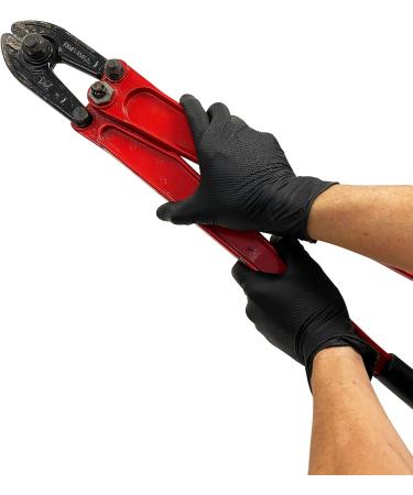 KingSeal UltraBlack PRO-3D Nitrile Exam Gloves 8 MIL Diamond-Texture Grip - 100 Count, Medium Size - Buy Online on GoSupps.com