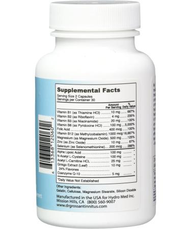 Grossan Tinnitus Caps - Relief from Tinnitus Symptoms | [Brand Name] - Buy Online on GoSupps.com