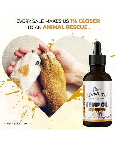 Pet Pawsitive Hemp Oil for Dogs and Cats - 2 Pack - Organic Hemp Drops with Omega 3 6 9 - Hip and Joint Support - Buy Online on GoSupps.com