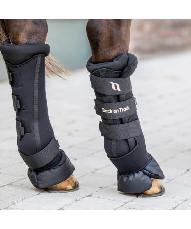 Buy Back on Track Royal Deluxe Stable Boots - Black | Premium Equestrian Gear | International Shipping Available - Buy Online on GoSupps.com
