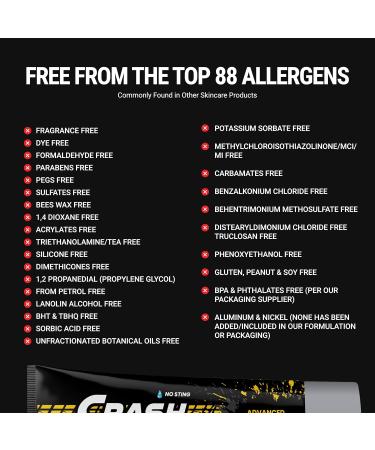 CRASH CREAM Non-Toxic Antibiotic Free Skin Repair for Cuts Scrapes & Burns Supports Natural Active Skin Repair Compare to Triple Antibiotic Ointment Great for First Aid Kit (15g Small Tube) - Buy Online on GoSupps.com