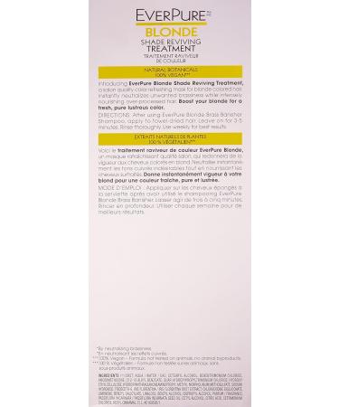 L Or al Paris Everpure Reviving Treatment - Blonde Hair Care 4.2 oz | Best International Shipping - Buy Online on GoSupps.com