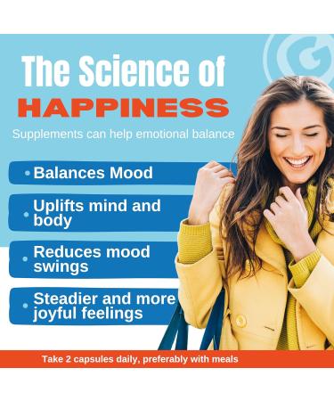 That Good Supp Co Mood Support Supplement - Stress Relief & Cognitive Boost for Men & Women - Vitamin B12 5-HTP Ashwagandha GABA - Made in USA - Buy Online on GoSupps.com
