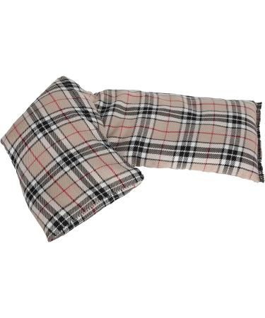 Microwavable Lavender Wheat Bags Tartan Microwave Heat Pack for Back Neck Joints and Shoulder Pain Relief 44cmx13cm (Beige Red Black) Tartan Beige Red Black - Buy Online on GoSupps.com