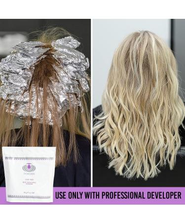 Temora Premium Dust Free Blue Bleaching Powder For Blonde Hair Highlights And Colouring 450g - Buy Online on GoSupps.com