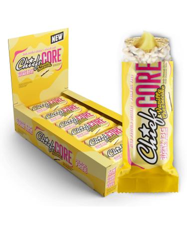 Chiefs CORE Bar (Vanilla Cheesecake) • 13g protein • High protein bar (150kcal) • Low sugar & palm oil free • Delicious protein bars (12 x 40g)