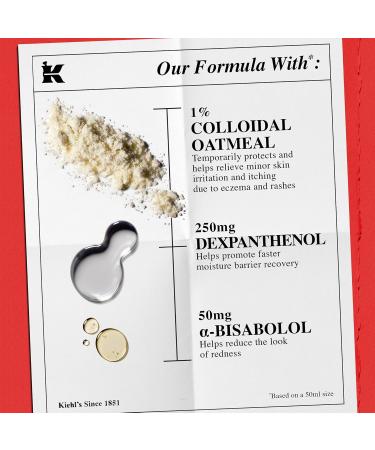 Kiehl's Ultra Facial Recovery Barrier Cream, Lightweight Moisturizing Face Cream, Provides Moisture Boost, Lotion Repairs and Restores Skin Barrier, Suitable for Dry and Sensitive Skin - 0.95 Fl Oz - Buy Online on GoSupps.com