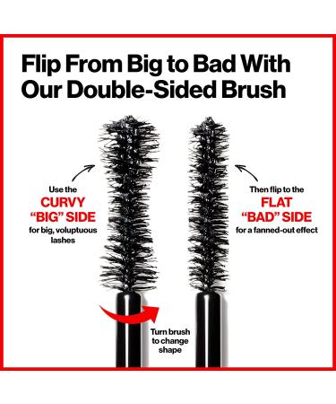 Revlon So Fierce Big Bad Lash Mascara - Volumizing, 24-Hour Wear, Smudge & Clump Proof, Black (761), 0.34 Fl Oz - Buy Online on GoSupps.com