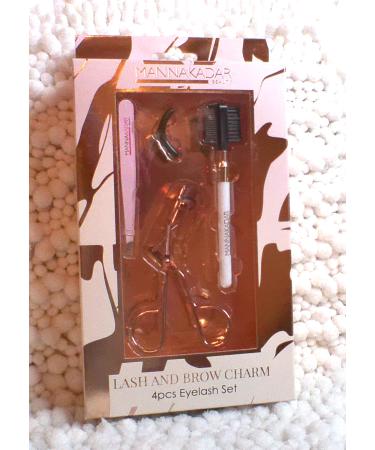 Manna Kadar Lash and Brow Charm 4-Piece Eyelash Set Rose Gold