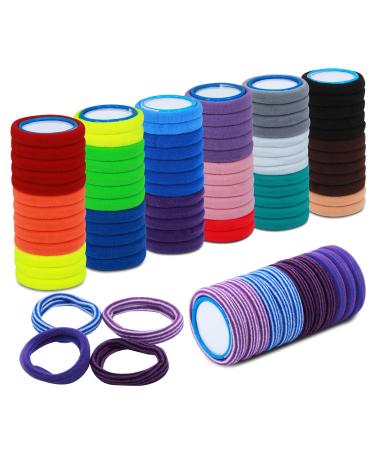 100 colored hair tie for girls and women.Elastic comfortable and high quality.Hair bands in 16 colors with 4 patterns for daily use 100 pieces (1 Pack) - Buy Online on GoSupps.com