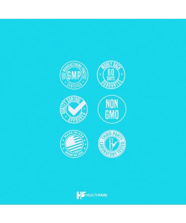 Healthfare Akkermansia Muciniphila Probiotic | 300 Billion AFU | 90 Vegan Capsules | Inulin Prebiotic for Gut Health & Digestive Support | Non-GMO Gluten-Free | Made in USA - Buy Online on GoSupps.com