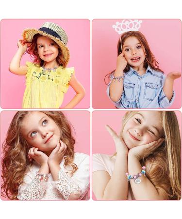 Flasoo DIY Charm Bracelet Making Kit for Teen Girls - Unicorn Mermaid Pink Craft Gifts for Birthday & Holidays - Buy Online on GoSupps.com
