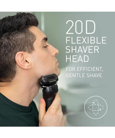 Panasonic ES-LV6U Wet & Dry 5-Blade Electric Shaver for Men - Black | UK 2-Pin Plug | Precise Clean Shaving - Buy Online on GoSupps.com