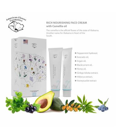 Natural Ingredients Face Cream Gift Set with Face Massager | Anti-Wrinkle Firming Serum for Men & Women | Non-Greasy Paraben-Free Skincare - Buy Online on GoSupps.com