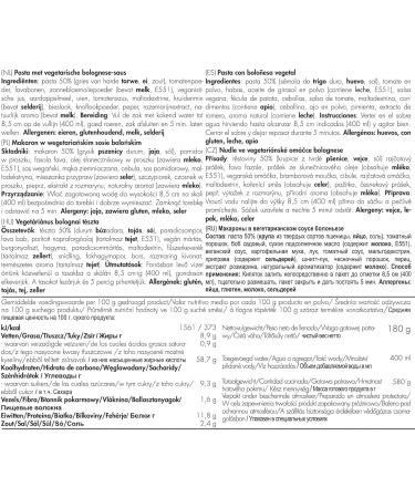 TREK'N EAT Vegetarian Bolognese Pasta - Vegetarian dish - Buy Online on GoSupps.com