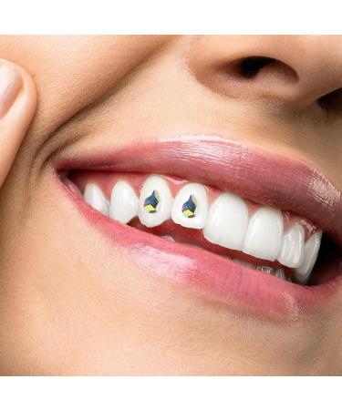 Uptight White Tooth Polish Teeth Gems Set - Dental Tooth Decorative Gems for Teeth Jewelry - Colorful - Buy Online on GoSupps.com