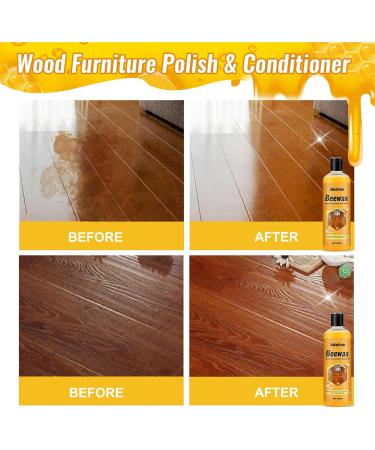 Bees Wax Furniture Polish and Cleaner Agent | 100ml Natural Bee Wax Wood Polish - Multifunctional Wood Polish Shine and Protect Wood Cleaner for Multisurface Fingerprints Tables Money money - Buy Online on GoSupps.com