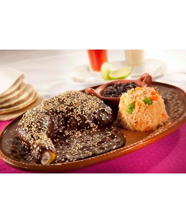 Yerbero Red Mole Paste 1.1lb | Authentic Oaxacan Artisan Mole Rojo | Premium Quality Ingredients | All Natural, No GMOs | Imported from Oaxaca, Mexico - Buy Online on GoSupps.com