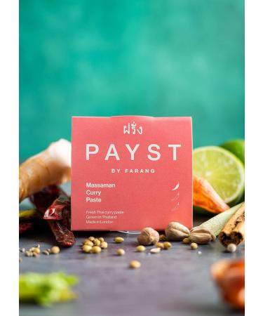 Payst Fresh Thai Massaman Curry Paste. Fresh Handmade in London Authentic Thai cooking paste. 100g. Serves 2. - Buy Online on GoSupps.com