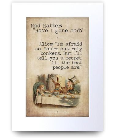 HWC Trading A4 Alice in Wonderland Nursery Prints - Set of 6 Decorative Gifts for Baby's Room Decoration - Buy Online on GoSupps.com