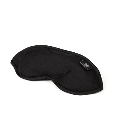 Wild Essentials Infusion Sleep Mask Infused with French Lavender  Includes resealable Pouch to Keep Fresh  Nose Bridge to Block Light Below Eyes  Aromatherapy  Calming  Relaxing  Black