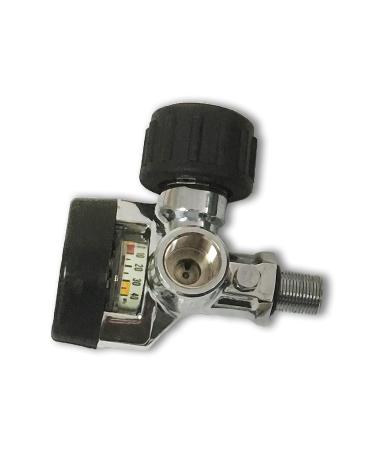 Acecare PCP Air Rifle 4500 psi Composite Tank Valve with Gauge Paintball M18*1.5 - Buy Online on GoSupps.com