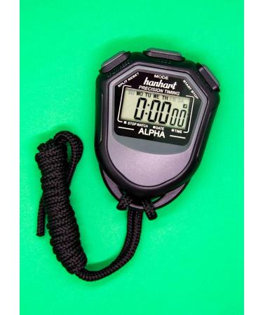 Hanhart Alpha Electronic Stopwatch - Digital Sports Timer for Sports & Leisure | International Shipping Available - Buy Online on GoSupps.com