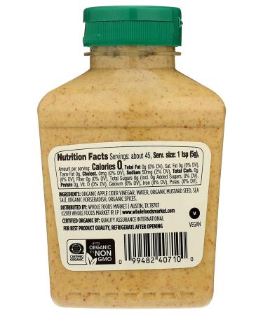 365 by Whole Foods Market Organic German Mustard - 8 oz - Buy Online on GoSupps.com