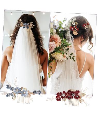 Beaupretty 8 Sets Bridal Headwear Pearl Hair Clips Bride Headpiece Blue Flower Hair Clip Rhinestones Hair Combs Pearl Tiara Bridal Tiara Pearl Wedding Hair Accessories Vintage Miss Hairpin - Buy Online on GoSupps.com