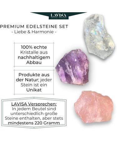 Lavisa Premium Healing Stones Mixtures - 100% Natural Mineral Stones for Water Treatment & Decoration | Gem Water for Love & Harmony - Buy Online on GoSupps.com