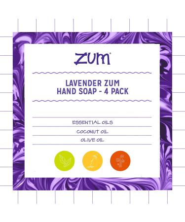 ZUM Lavender Hand Soap 12 fl oz - Natural, Aromatic Cleanser - Buy Online on GoSupps.com