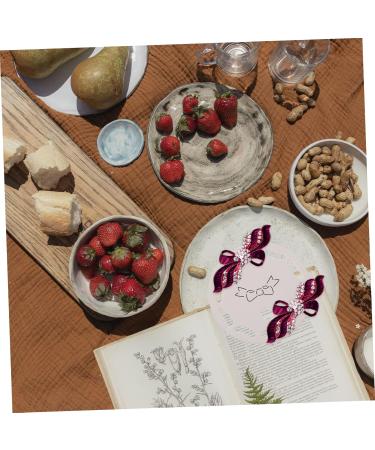 POPETPOP 100 Sheets cardboard hair barrettes display cards mini stand bowknot hair clip cards hair barrettes jewelry display holder hair bow holder cards Paper graphics card bangs white - Buy Online on GoSupps.com